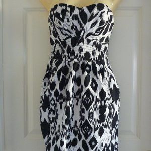 LOVE TEASE Dress Strapless Animal Print